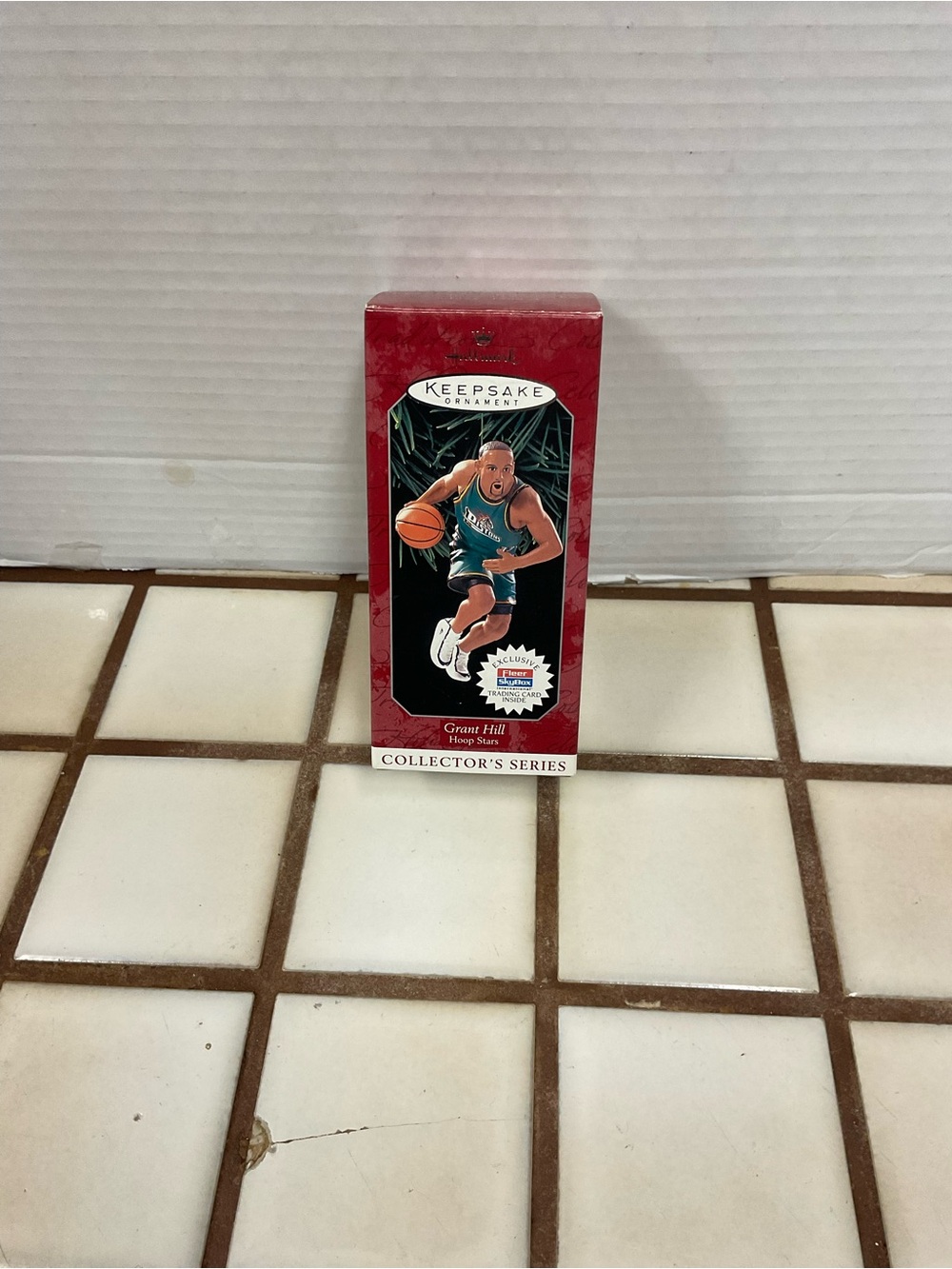 Hallmark Basketball Collector Ornament in Red and Green